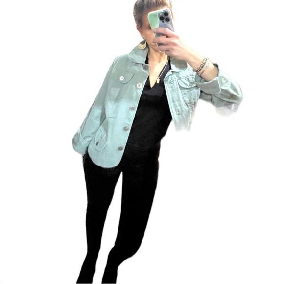 J.Jill 100% Cotton Spring Jacket S : M - Picture 11 of 14